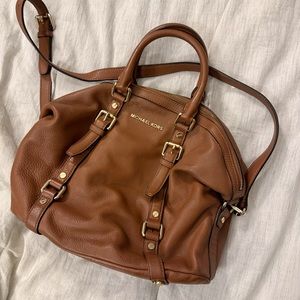 Michael Kors Brown Leather Crossbody Bag